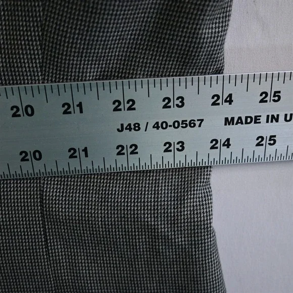 Lauren Ralph Lauren 46R Gray Nailshead Mens Blazer Sport Coat Jacket